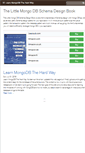 Mobile Screenshot of learnmongodbthehardway.com